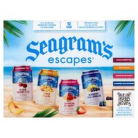 Seagram's Escapes Premium Malt Beverage, 12 count, 12 fl oz