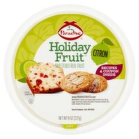 Paradise Holiday Fruit Diced Citron, 8 oz