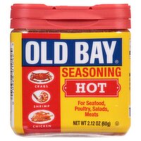 Old Bay Hot Seasoning, 2.12 oz, 2.12 Ounce