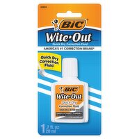 BIC Wite-Out Quick Dry Correction Fluid, .7 fl oz, 0.7 Fluid ounce