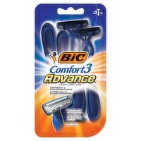 Bic Comfort 3 Advance Blades, 4 count