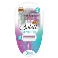 BIC Soleil Sensitive Razors, 3 count, 3 Each