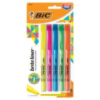 BIC Brite Liner Highlighter, 5 count