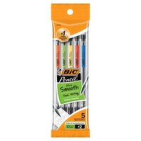 BIC Xtra Smooth #2 Lead 0.7 mm Mechanical Pencils, 5 count