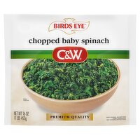 Birds Eye C&W Chopped Baby Spinach, 16 oz, 16 Ounce