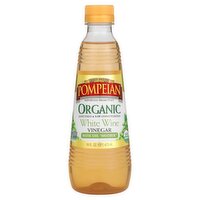 Pompeian Organic White Wine Vinegar, 16 fl oz