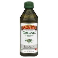 Pompeian Organic Smooth Extra Virgin Olive Oil, 16 fl oz