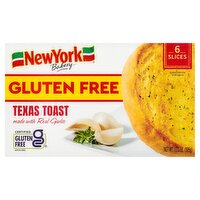 New York Bakery Gluten Free Texas Toast, 6 count, 11.5 oz
