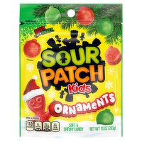 Sour Patch Kids Ornaments Soft & Chewy Candy, 10 oz