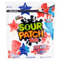 Sour Patch Kids Red White & Blue Soft & Chewy Candy, 1 lb 12.8 oz