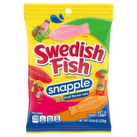 Swedish Fish Snapple Fruit Flavor Mix Soft & Chewy Candy, 8.04 oz