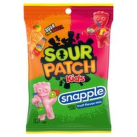Sour Patch Kids Snapple Fruit Flavor Mix Soft & Chewy Candy, 8.02 oz
