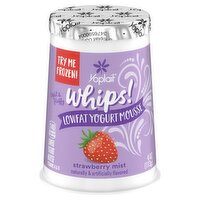 Yoplait Whips! Strawberry Mist Lowfat Yogurt Mousse, 4 oz