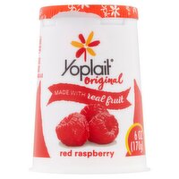 Yoplait Original Red Raspberry Low Fat Yogurt, 6 oz