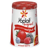 Yoplait Original Mixed Berry Low Fat Yogurt, 6 oz, 6 Ounce