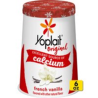 Yoplait Original French Vanilla Low Fat Yogurt, 6 oz