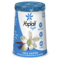 Yoplait Light Very Vanilla Fat Free Yogurt, 6 oz, 6 Ounce