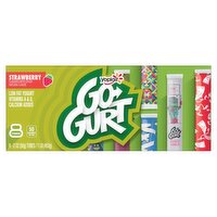 Yoplait Go-Gurt Strawberry Low Fat Yogurt, 2 oz, 8 count, 16 Ounce