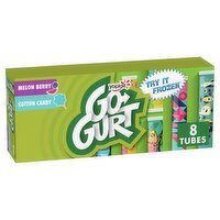 Yoplait Go-Gurt Melon Berry and Cotton Candy Fat Free Yogurt, 2.0 oz, 8 count