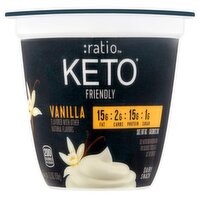 :ratio Keto Friendly Vanilla Dairy Snack, 5.3 oz, 5.3 Ounce