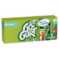 Yoplait Go-Gurt Cotton Candy Fat Free Yogurt, 2 oz, 8 count