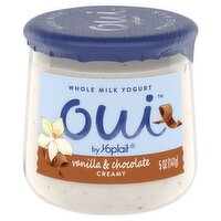 Yoplait by Oui Vanilla & Chocolate Creamy Whole Milk Yogurt, 5 oz