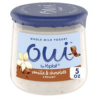 Yoplait by Oui Vanilla & Chocolate Creamy Whole Milk Yogurt, 5 oz