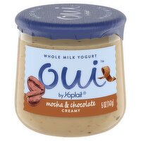 Oui by Yoplait Mocha & Chocolate Creamy Whole Milk Yogurt, 5 oz