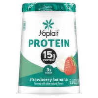 Yoplait Protein Strawberry Banana Dairy Snack, 5.6 oz, 5.6 Ounce