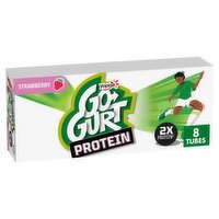 Yoplait Go-Gut Strawberry Protein Low Fat Yogurt, 8 count, 2.0 oz
