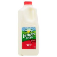 Lehigh Valley Dairy Farms Whole Milk, half gal