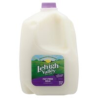 Lehigh Valley Dairy Farms Fat Free Milk, one gal