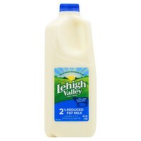 Lehigh Valley Dairy Farms 2% Reduced Fat Milk, half gal