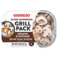 Giorgio Grill Pack Brown Sugar Bourbon Sliced Mushroom, 8 oz