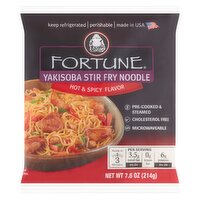 Fortune Hot & Spicy Flavor Yakisoba Stir Fry Noodle, 7.6 oz