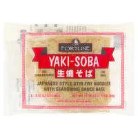 Fortune Yaki-Soba Japanese Style Stir Fry Noodles with Seasoning Sauce Base, 5.92 oz