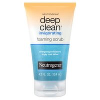 Neutrogena Deep Clean Invigorating Foaming Scrub, 4.2 fl oz