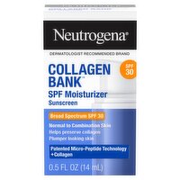 Neutrogena Collagen Bank Broad Spectrum Moisturizer Sunscreen, SPF 30, 0.5 fl oz