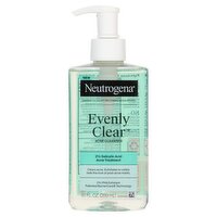 Neutrogena Evenly Clear Acne Cleanser, 9.1 fl oz