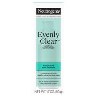 Neutrogena Evenly Clear Acne Gel Moisturizer, 1.7 oz