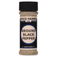 Spice Farms Ground Black Pepper, 2 oz