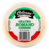 Colonna Grated Romano Cheese, 8 oz, 8 Ounce