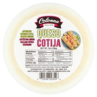 Colonna Queso Cotija Authentic Mexican Style Grated Cheese, 7 oz