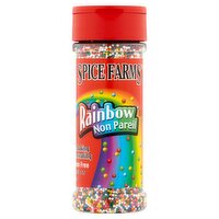Spice Farms Rainbow Non Pareil Sprinkles, 3 oz