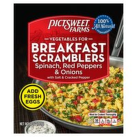 Pictsweet Farms Vegetables for Breakfast Scramblers Spinach, Red Pepper & Onion, 14 oz