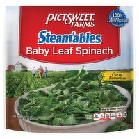 Pictsweet Farms Steam'ables Baby Leaf Spinach, 10 oz, 10 Ounce