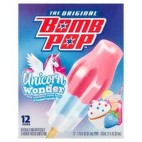 Bomb Pop The Original Unicorn Wonder Pops, 1.75 fl oz, 12 count