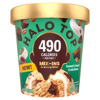 Halo Top Sweet Cream Cold Brew Light Ice Cream, 1 pint