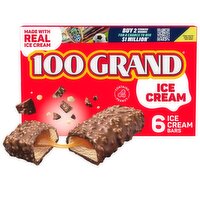 100 Grand Ice Cream Bars, 2 fl oz, 6 count, 12 Fluid ounce