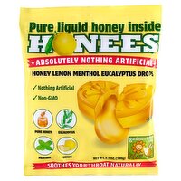 Honees Honey Lemon Menthol Eucalytpus Drops, 20 count, 3.5 oz